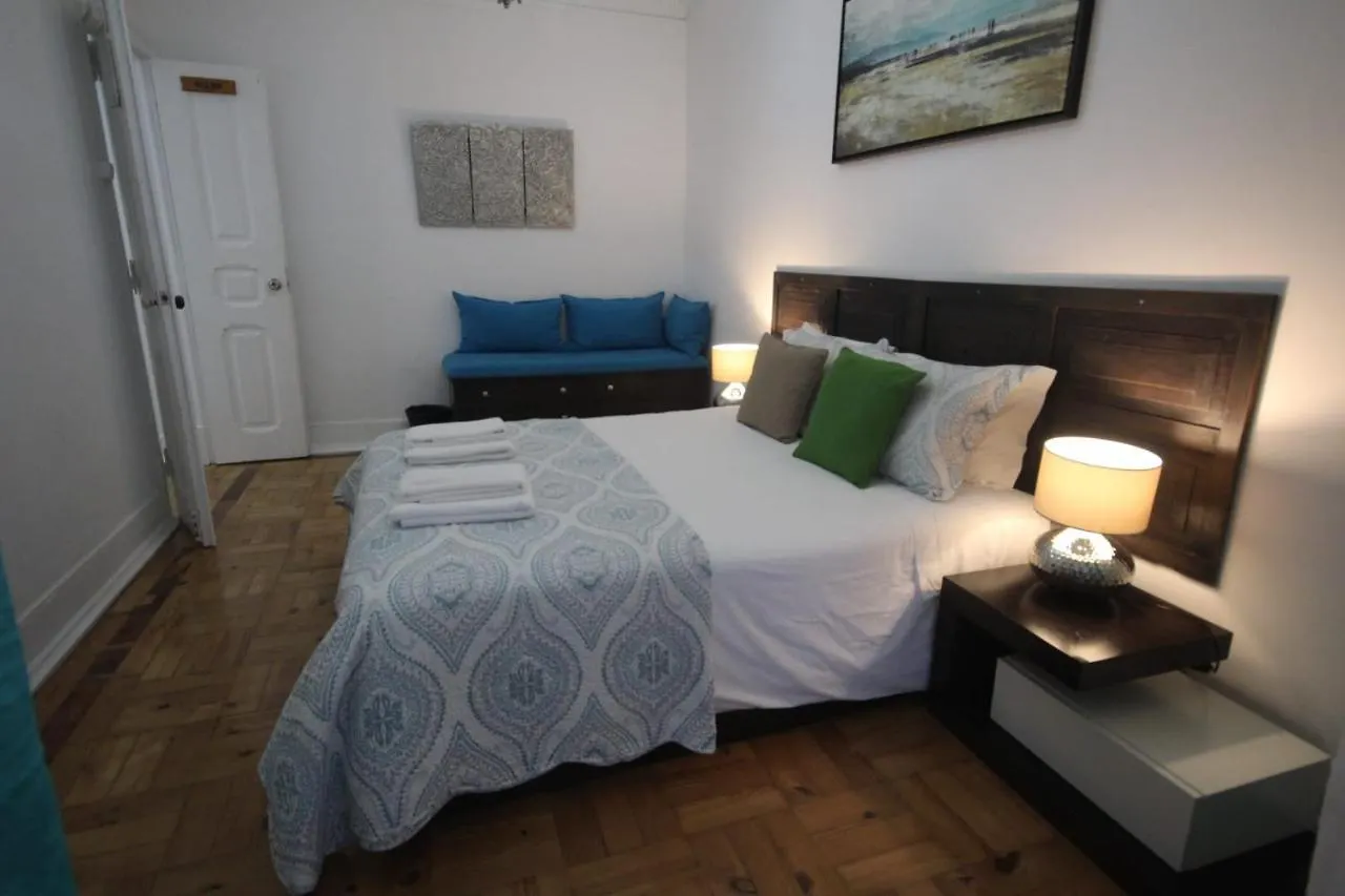 Ocean M1 R4 - Large Double Room With Shared Bathroom In City Center Lisbon Portugal